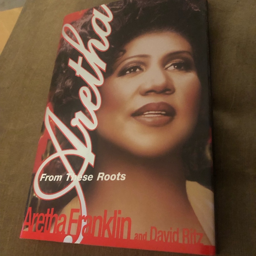 Signed? Aretha From These Roots Book- $15 or $13 w/offer